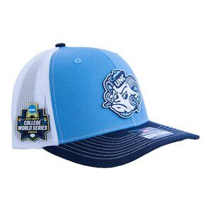 North Carolina Tar Heels 2024 Men's College World Series 3D Snapback Trucker Hat